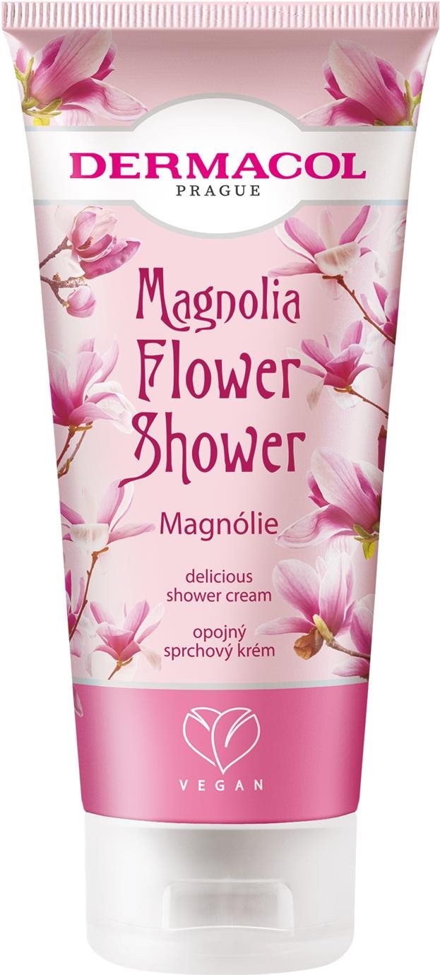 Krémtusfürdő DERMACOL Flower shower tusfürdő Magnólia 200 ml