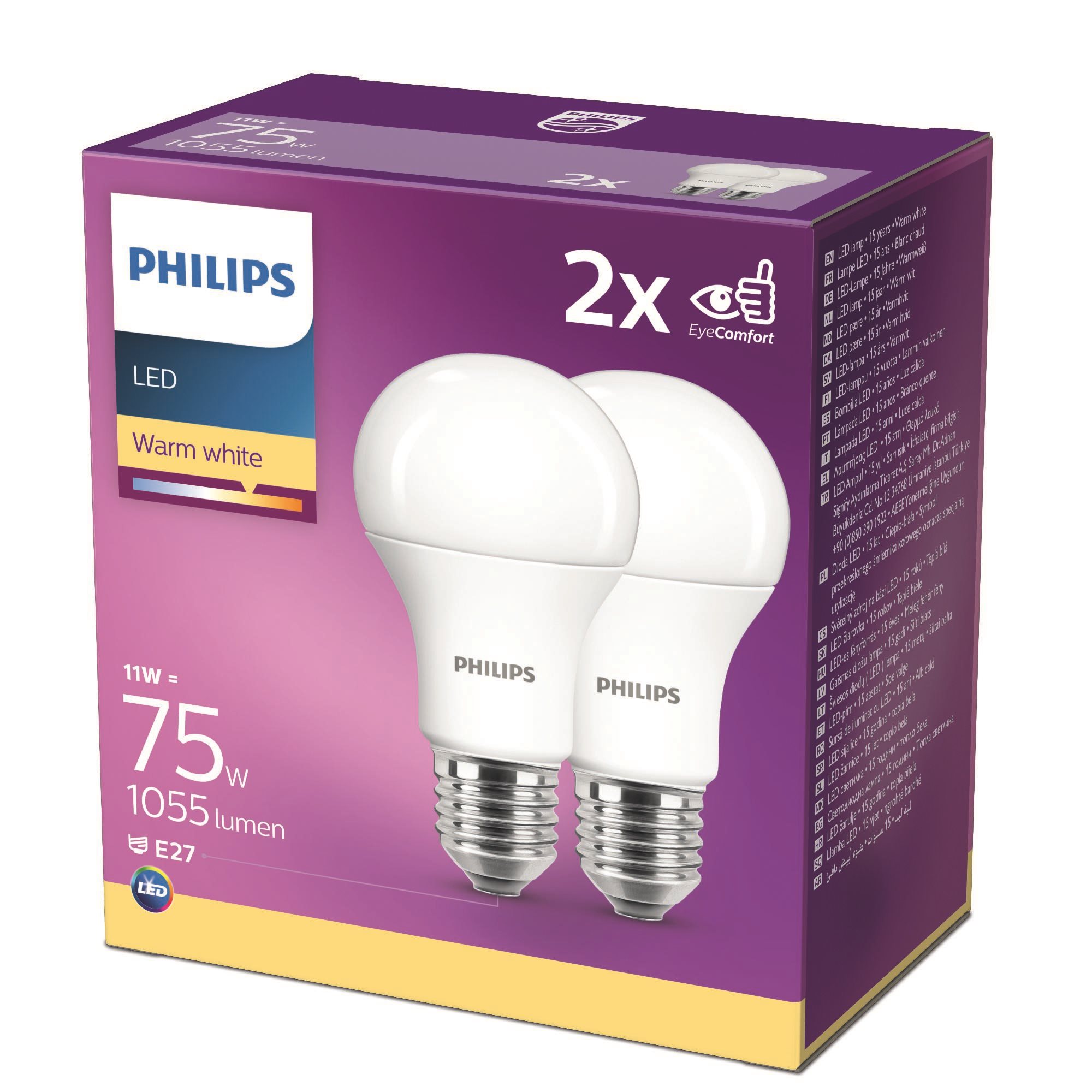 LED izzó Philips LED 11-75W