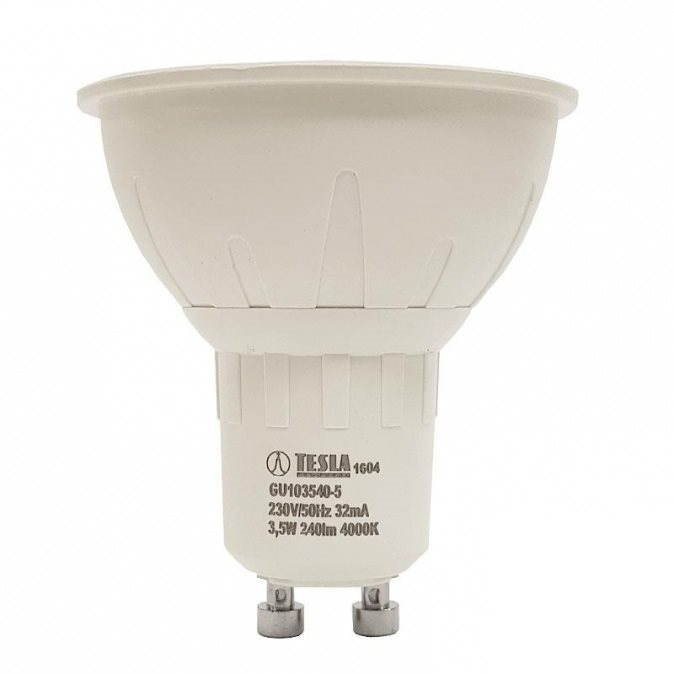 LED izzó TESLA LED 3.5W GU10 4000K