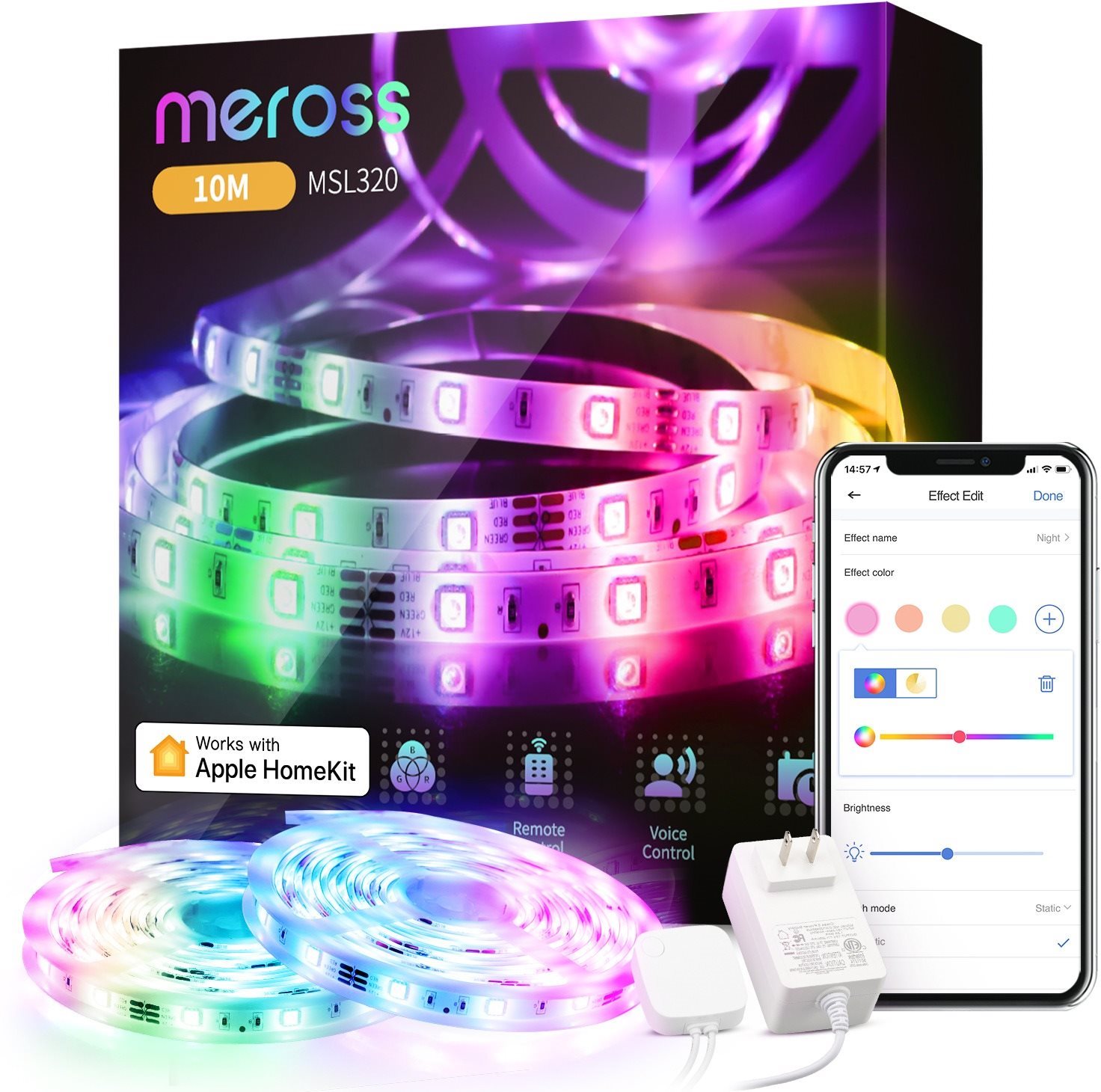LED szalag Meross Smart WiFi LED Strip