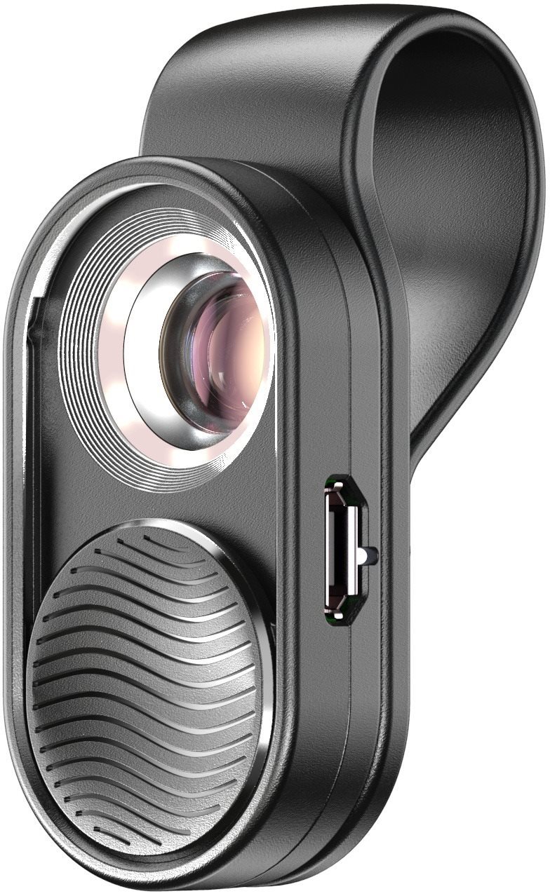 Objektív mobiltelefonhoz Apexel 100X Phone Microscope objektív LED fénnyel
