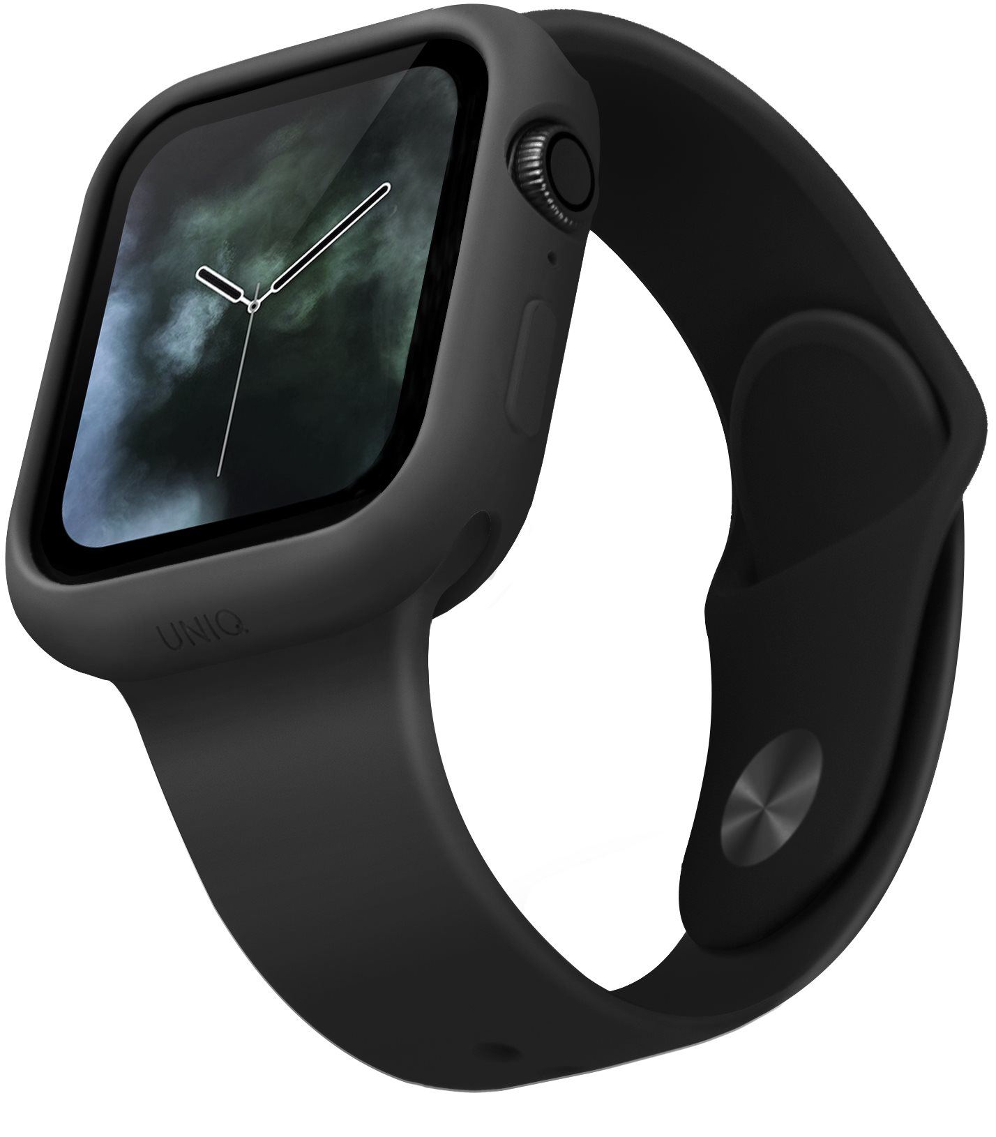 Okosóra tok Uniq Lino az Apple Watch 40mm okosórához - Ash fekete