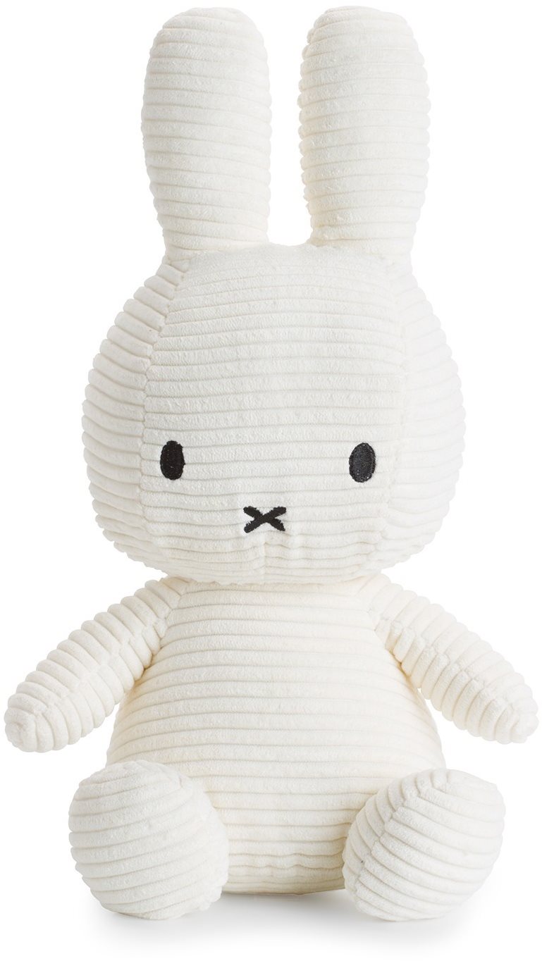 Plüssjáték Miffy Corduroy white