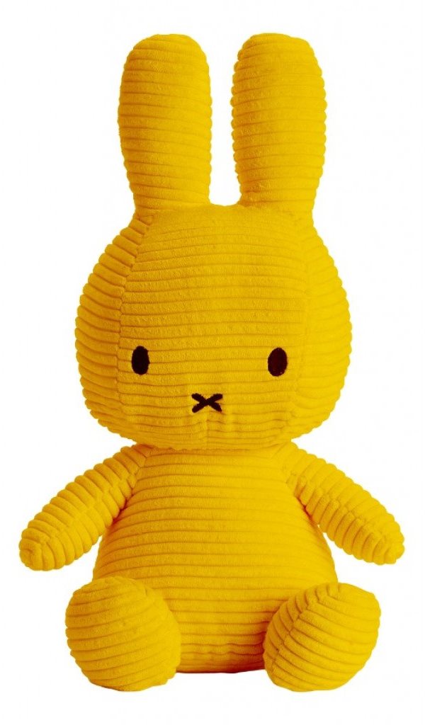 Plüssjáték Miffy Sitting Corduroy Yellow