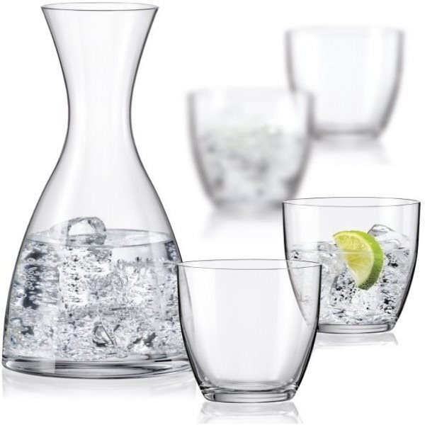 Pohár Crystalex WATER SET kancsó és vizes poharak 5db