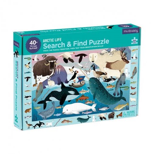 Puzzle Keress és találj puzzle  - Északi-sarki élet (64 db)