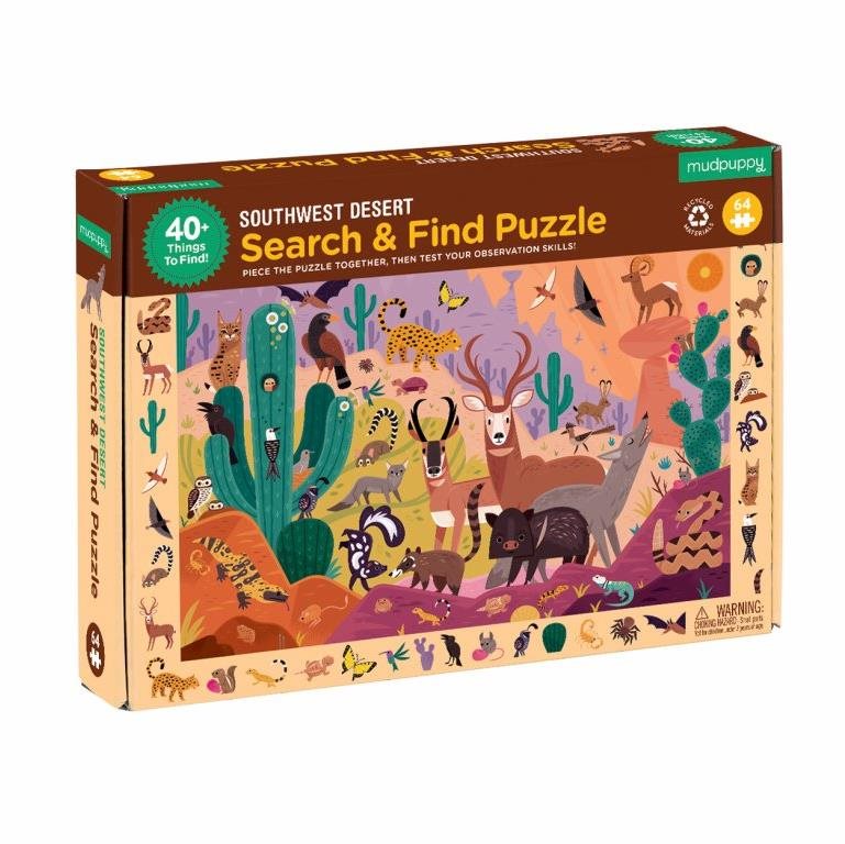 Puzzle Puzzle keress és találj - Sivatag (64 db)