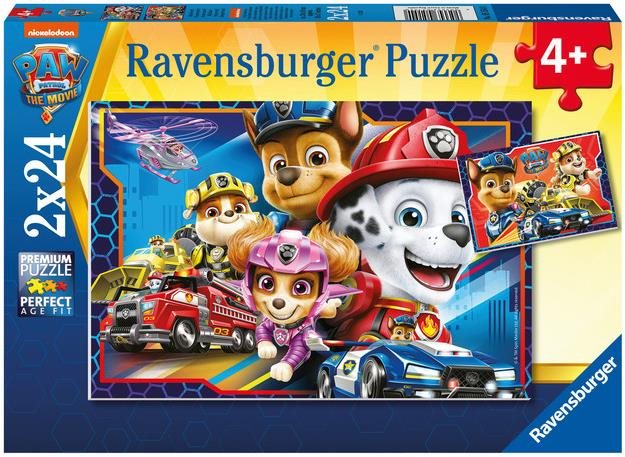 Puzzle Ravensburger 051540 Mancs őrjárat: Mentők 2x24 darab