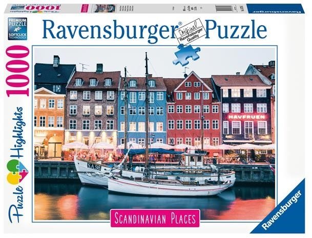 Puzzle Ravensburger 167395 Skandinávia Koppenhága