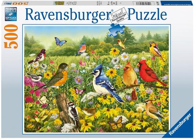 Puzzle Ravensburger 169887 Madaras rét 500 darab