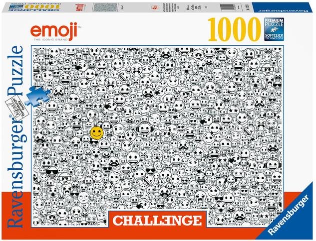 Puzzle Ravensburger 172924 Challenge Puzzle: Emoji 1000 darab
