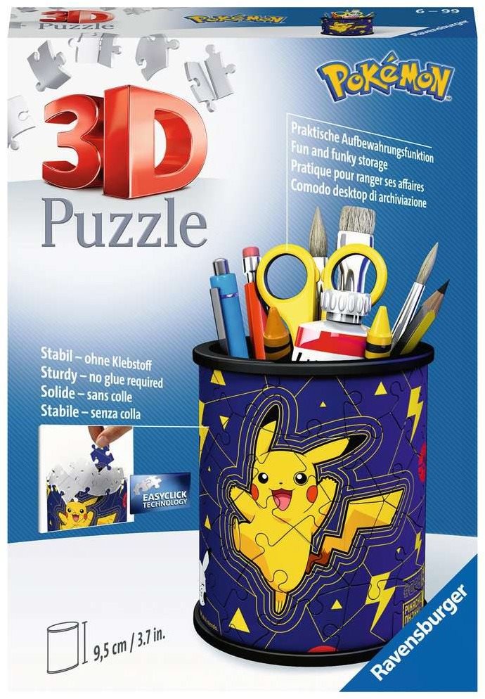 Puzzle Ravensburger 3D 112579 Ceruzatartó Pokémon 54 darab