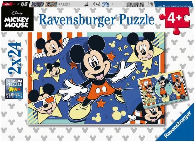 Puzzle Ravensburger Puzzle 055784 Disney: Mickey Mouse 2x24 db