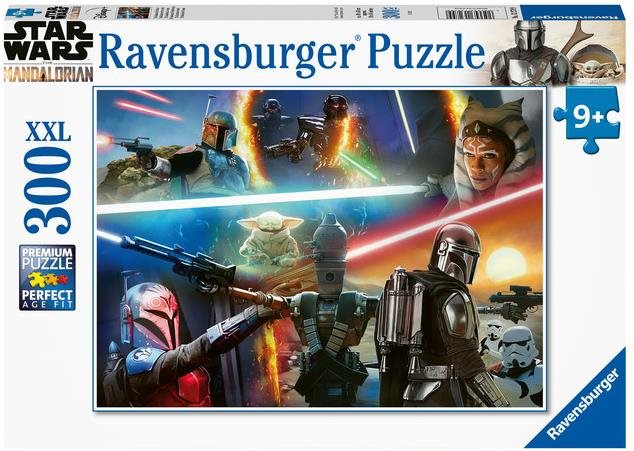 Puzzle Ravensburger Puzzle 132799 Star Wars: Mandalorian: Kereszttűz 300 db