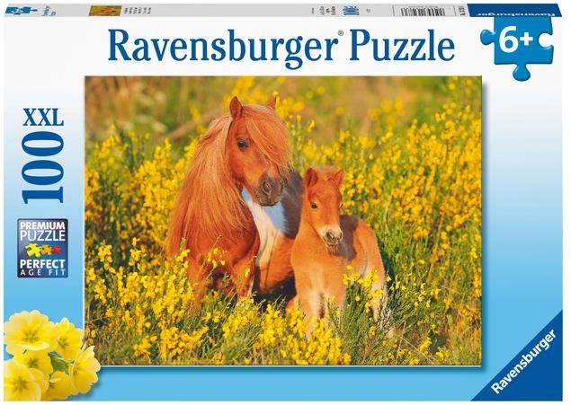 Puzzle Ravensburger Puzzle 132836 Shetlandi póni 100 db