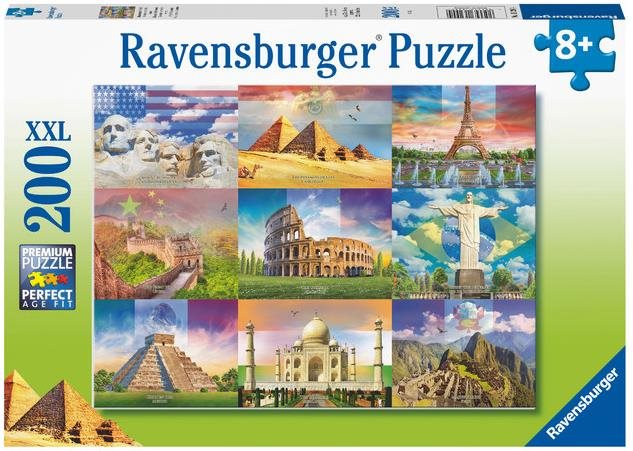 Puzzle Ravensburger Puzzle 132904 Világ műemlékek 200 db