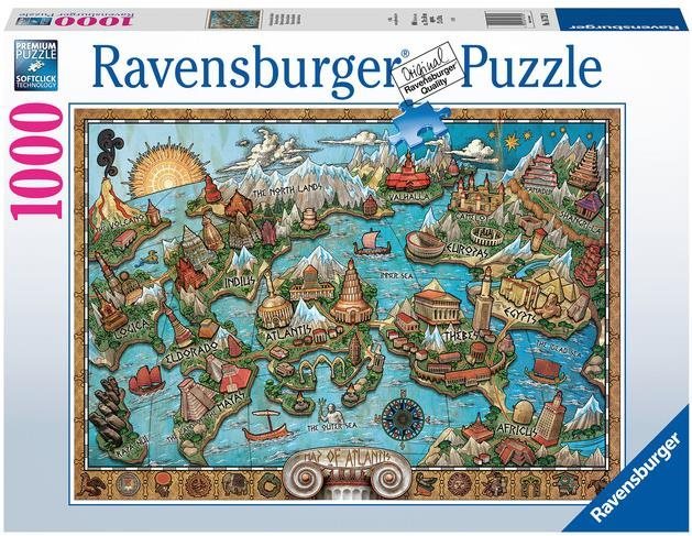 Puzzle Ravensburger Puzzle 167289 Titokzatos Atlantisz 1000 db