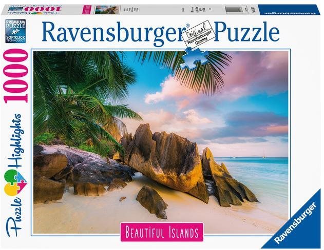 Puzzle Ravensburger Puzzle 169078 Csodálatos szigetek: Seychelle-szigetek 1000 db