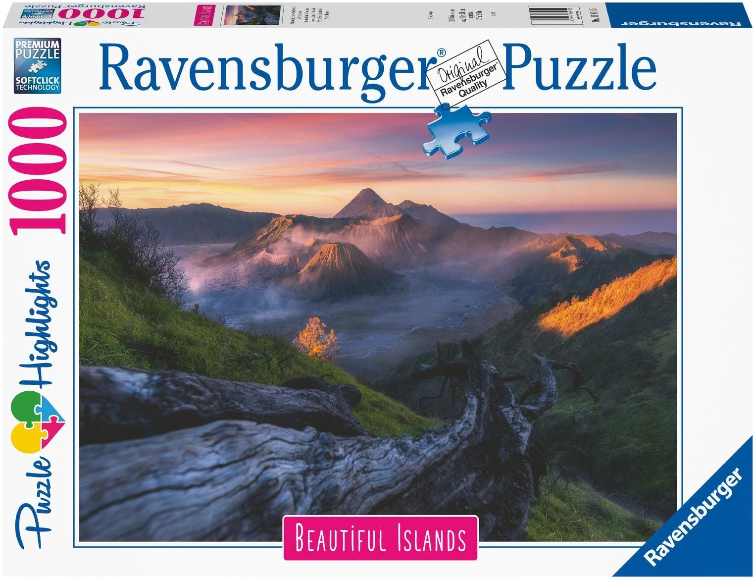 Puzzle Ravensburger Puzzle 169115 Gyönyörű szigetek: Jáva