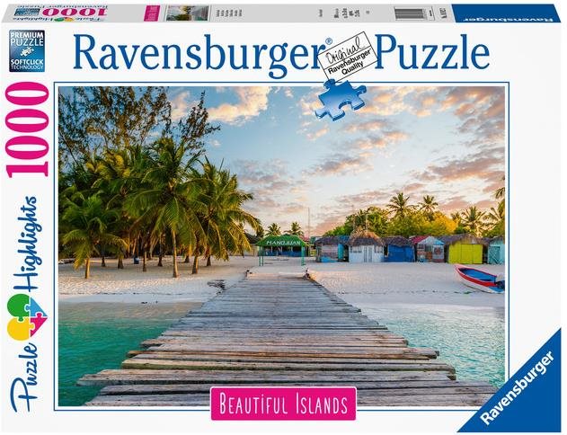 Puzzle Ravensburger Puzzle 169122 Gyönyörű szigetek: Maldív-szigetek 1000 db