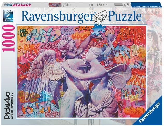 Puzzle Ravensburger Puzzle 169702 Ámor és Psziché 1000 db