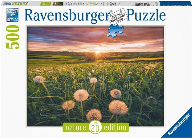 Puzzle Ravensburger Puzzle 169900 Pitypang a naplementében 500 db