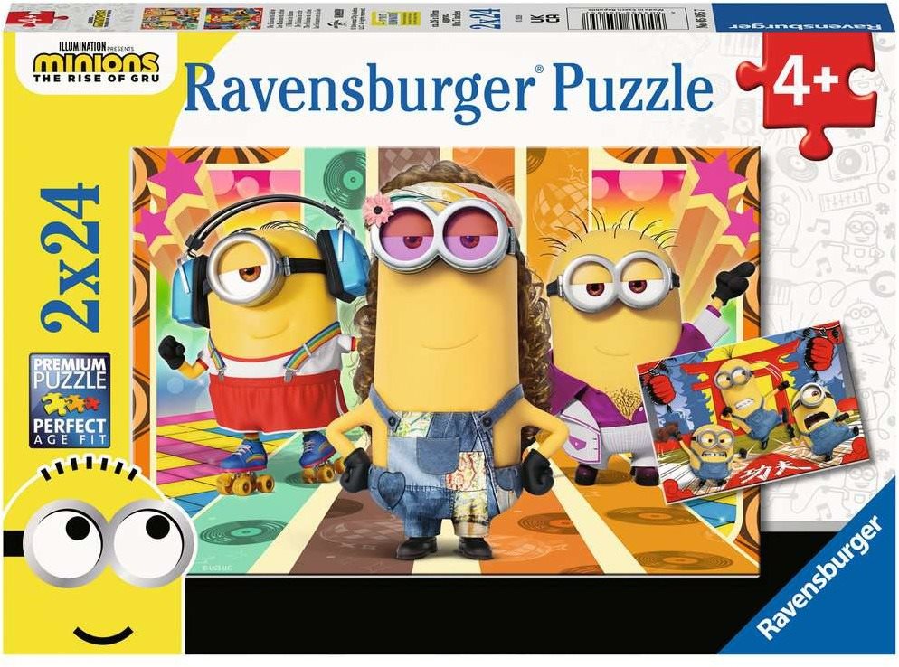 Puzzle Ravensburger puzzle 050857 Mimoni 2 2x24 darab