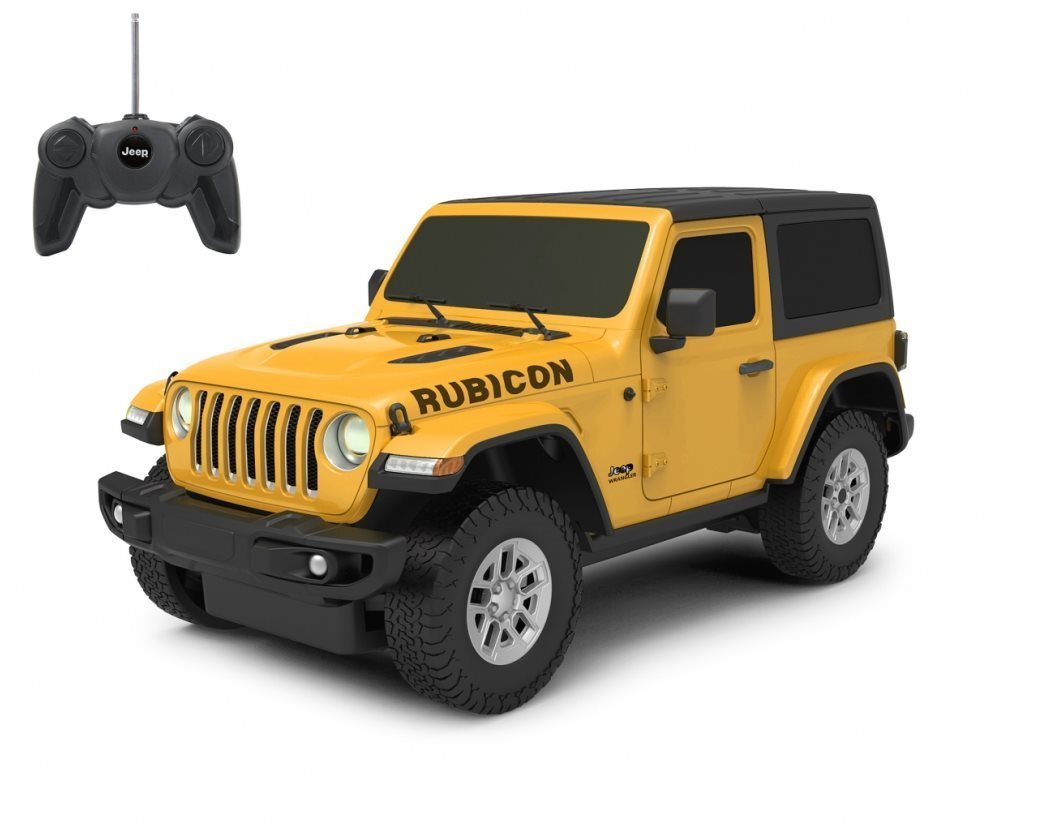 RC autó Jamara Jeep Wrangler JL 1:24 27MHz sárga