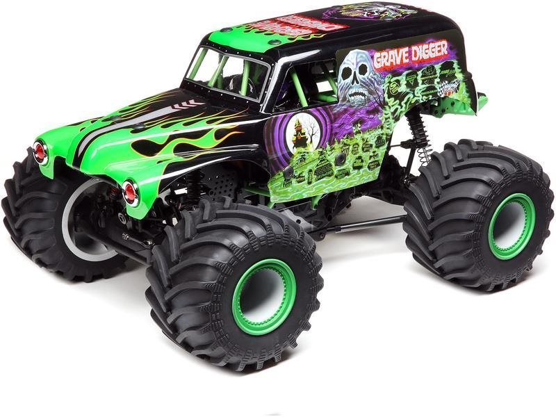 RC autó Losi LMT Monster Truck 1:8 4WD RTR Grave Digger