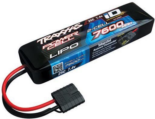 RC modell kiegészítő Traxxas LiPol Car 25C 7600mAh 2S1P 7.4V iD