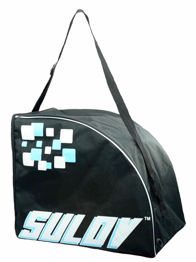Sícipő táska Sulov Fekete kék sícipő táska