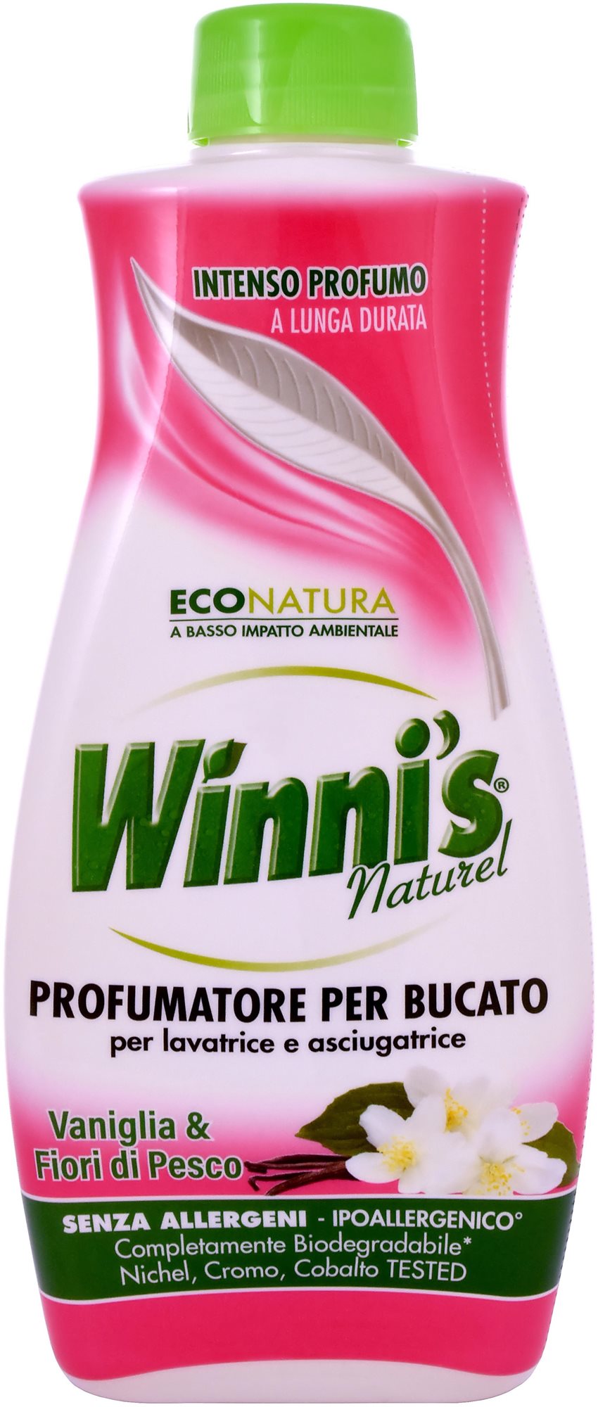 Szárítógép illatosító WINNI´S mosodai parfüm szárító- és mosógéphez vanília és barackvirág 250 ml (30 mosás)