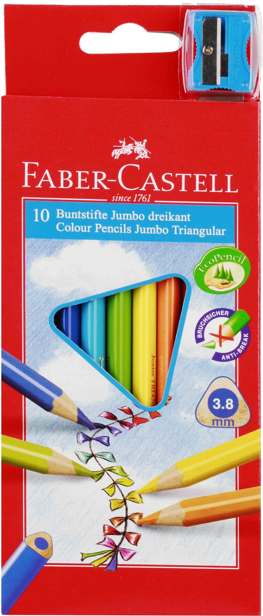 Színes ceruzák Faber-Castell Jumbo ceruzák