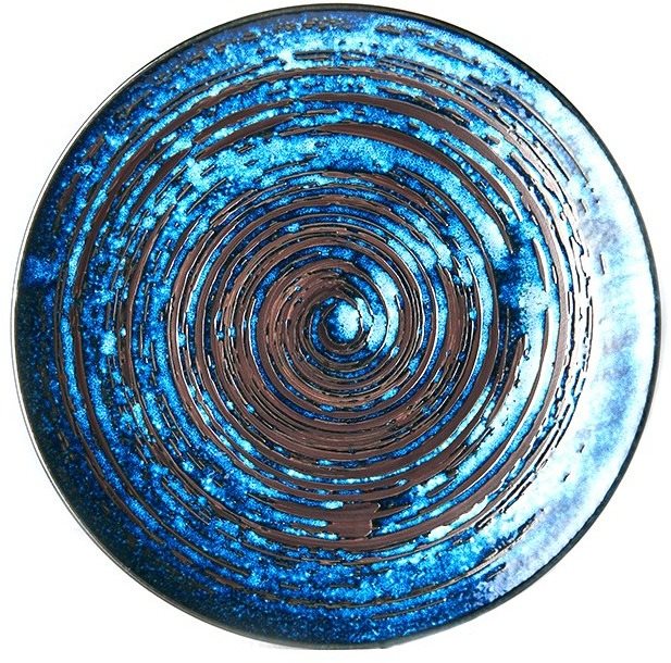 Tányér Made In Japan Copper Swirl 29 cm