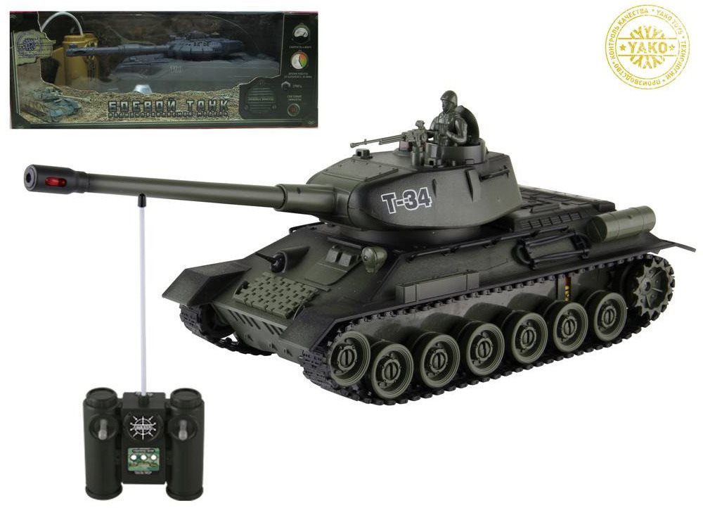 Távirányítós tank Tank RC T34 1:24