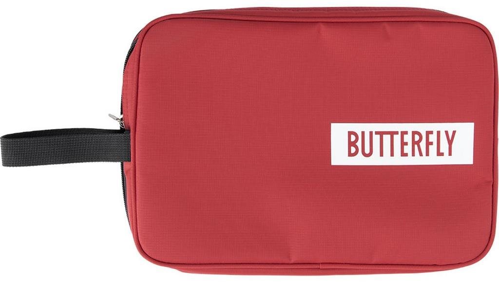 Ütő tok BUTTERFLY Logo Case 2019 2 ütőhöz - piros