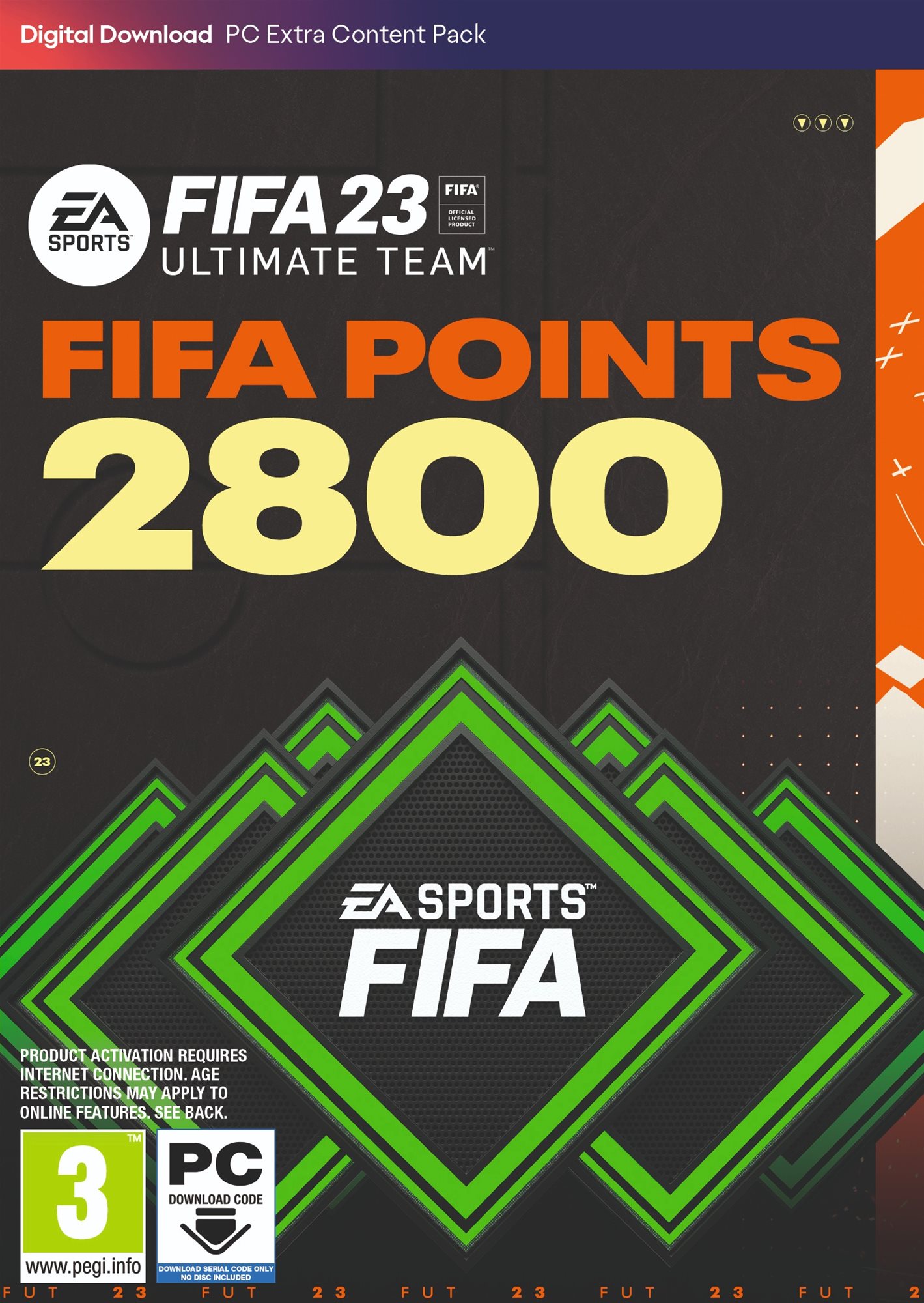 Videójáték kiegészítő FIFA 23 2800 FUT POINTS