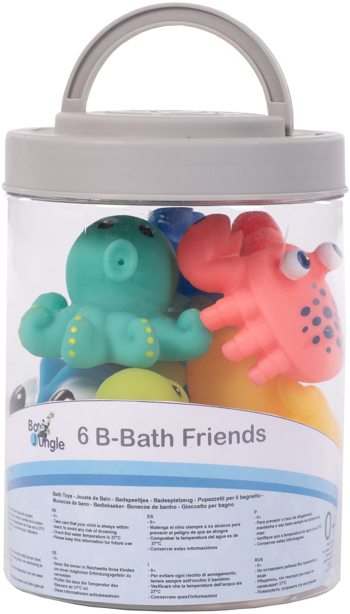 Vizijáték Bo Jungle B-BATH Friends Vízi barátok 6 db
