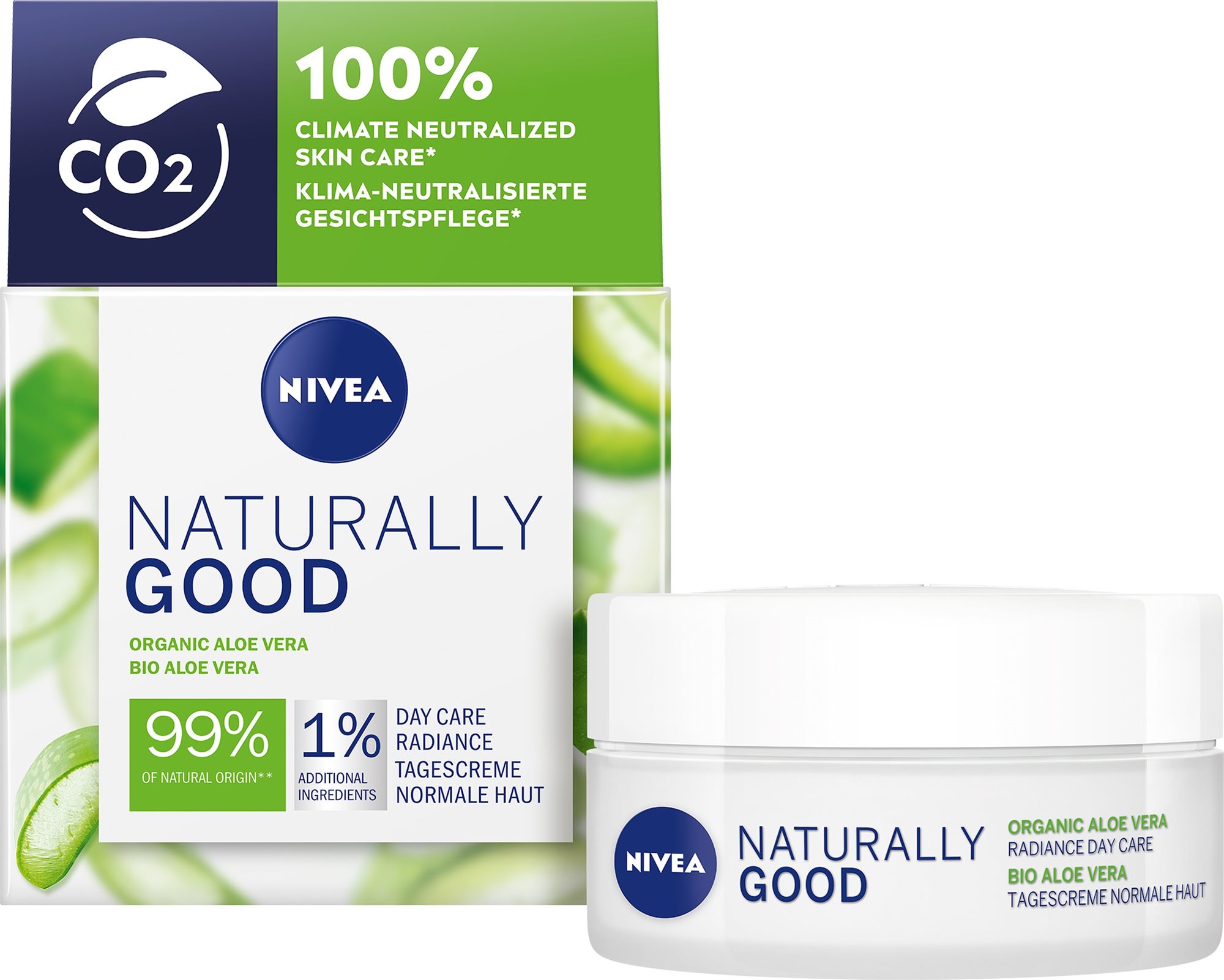Arckrém NIVEA Naturally Good Radiance Day Cream 50 ml