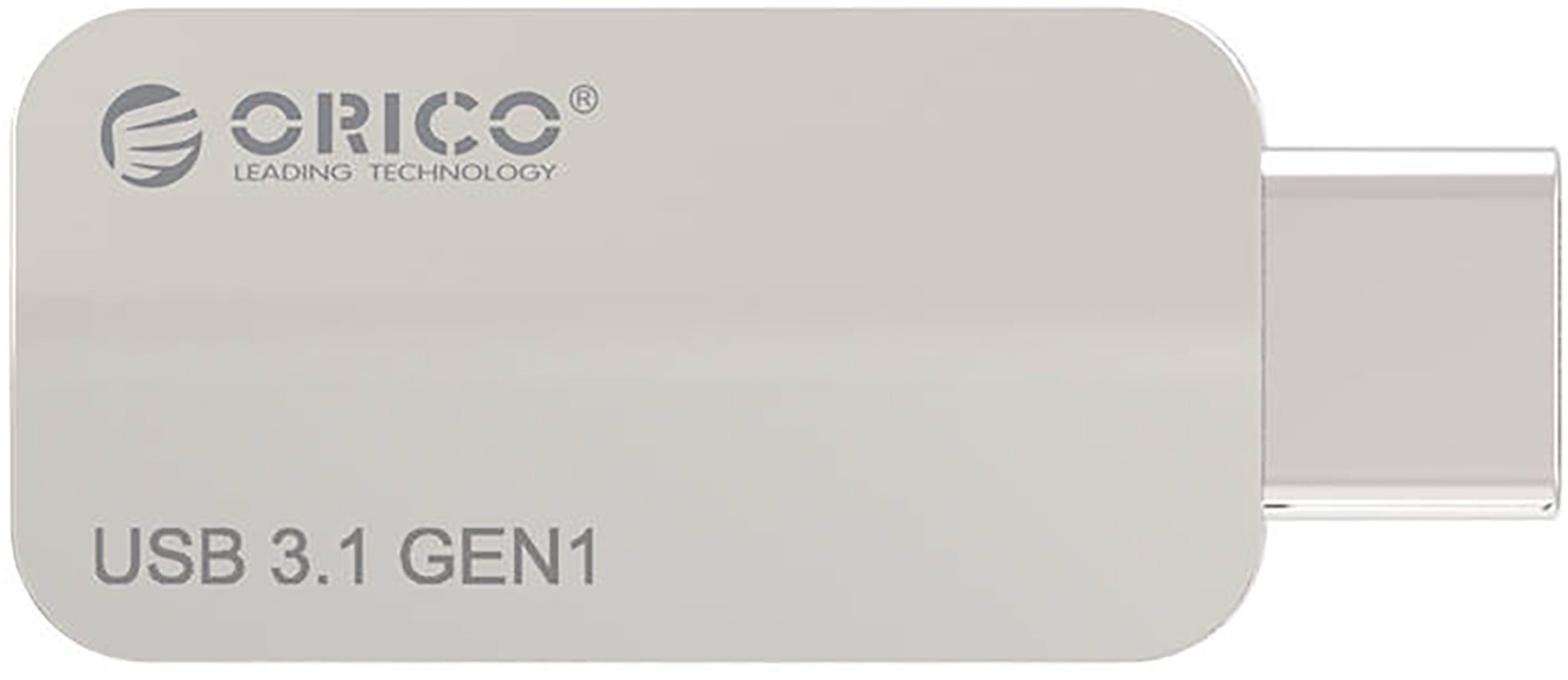 Átalakító ORICO USB-C 3.1 Gen1 to USB OTG Adapter Aluminium Silver
