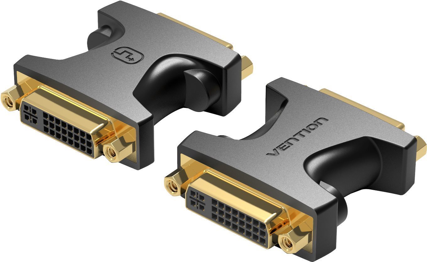 Átalakító Vention DVI (24+5) Female to Female Adapter Black