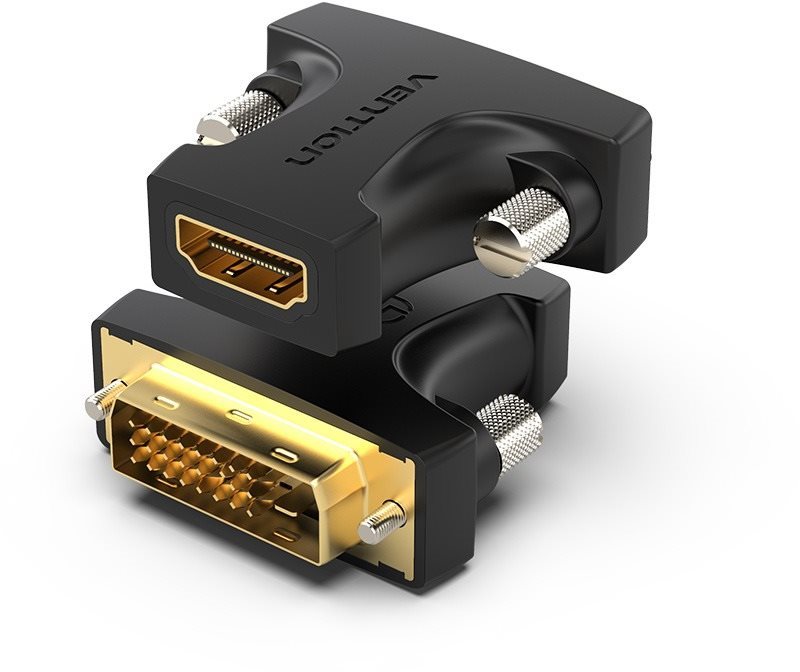 Átalakító Vention HDMI (F) to DVI (24+1) Male Adapter Black