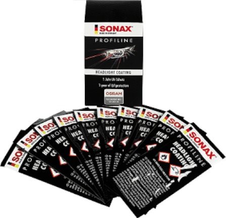 Autóápolási készlet SONAX PROFILINE Kerámia fényszóróvédelem - 10 zsák