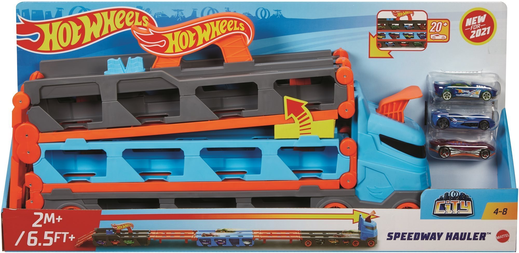 Autópálya Hot Wheels Vontató