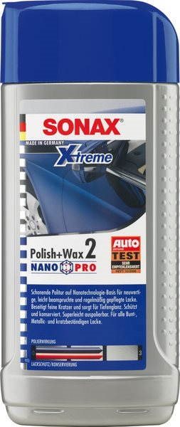 Autóviasz SONAX Xtreme Polish & Wax 2 NanoPro- sensitive