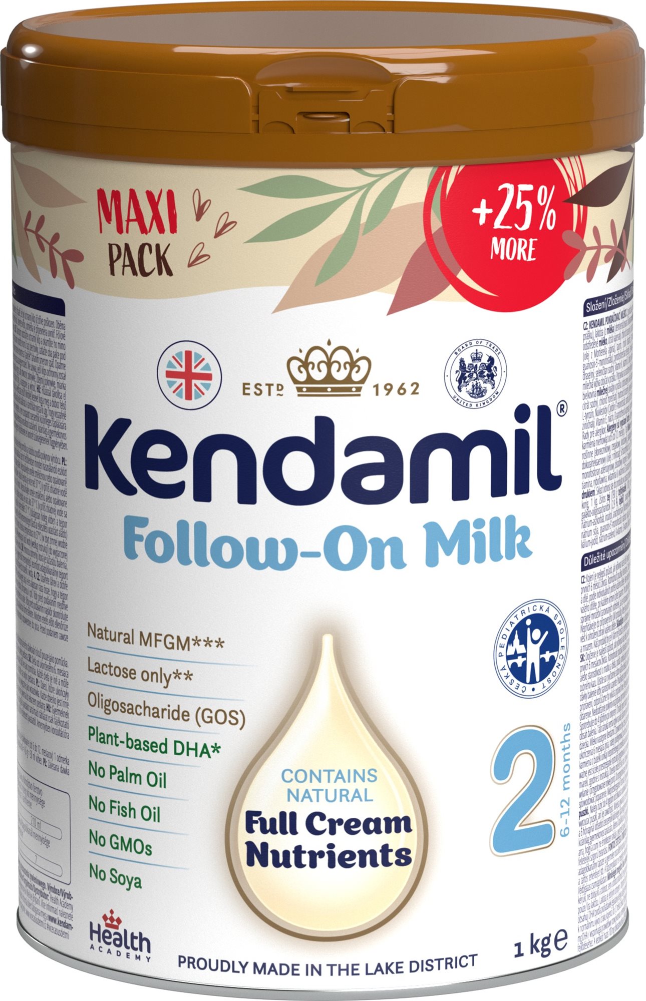 Bébitápszer Kendamil Folytatólagos tej 2 DHA+ (1 kg)