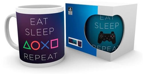 Bögre PlayStation - Eat Sleep Play Repeat - bögre