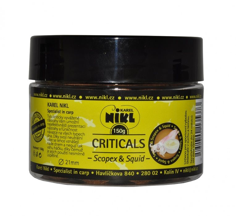 Bojli Nikl Criticals boilie Kill Krill 150 g