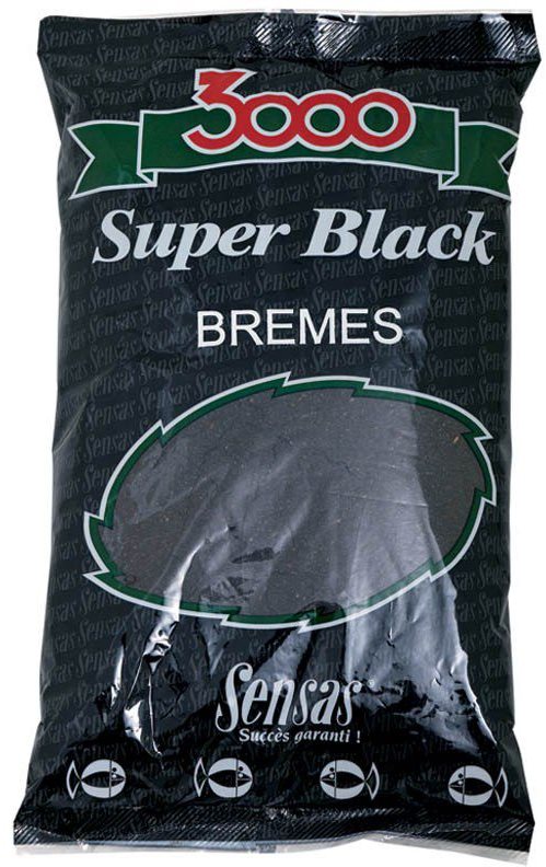 Csali keverék Sensas 3000 Super Black Bremes 1 kg