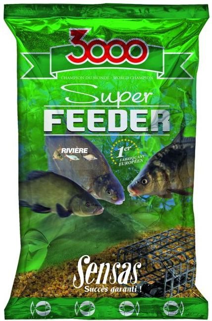 Csali keverék Sensas 3000 Super Feeder River 1 kg